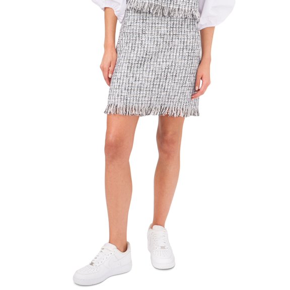 Riley Rae Tweed Mini Skirt Seafoam 12
