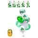 thumbnail image 1 of 10Pcs 12 Inches Carnival Clover Sequin Balloons Letters Banner Set Latex Balloon Party Supplies for St. Patricks Day (1Pc 18 Inches White Star + 1Pc 1, 1 of 3