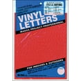 thumbnail image 2 of Duro Permanent Adhesive Vinyl Letters & Numbers .5" 852/Pkg-Red, 2 of 2