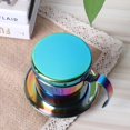 thumbnail image 3 of Stainless Steel Coffee Drip Filters, Portable Single Cup Coffee Maker Pot with Handle and Lids Coffee Drip Brewer for Home Kitchen Office Outdoor Camping, 3 of 7