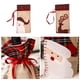 thumbnail image 3 of Matsuzay Ropa de botella de vino de Navidad de rejilla roja, funda de cerveza con cordón, de comedor, funda de botella de vino de Navidad, Kits de decoración para fiestas Alce, 3 of 6