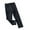 Black, variant on LYMAYTER Kids Girls Leggings Pants Baby Solid Color Stretch Trousers Toddler Elastic Waist Bottoms Pants for 6 Months-10 Years