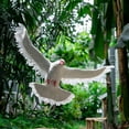 thumbnail image 2 of Estatua de paloma de simulación, adorno de escultura, modelo de pájaro de imitación, estatuilla de Animal realista, estatuas de jardín para paisaje mosca blanca, 2 of 8