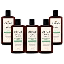 5 Pack - Cremo Body Wash for Men, Silver Water & Birch, Sparkling & Crisp, 16 Fl Oz