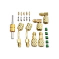 thumbnail image 2 of 1 Set R410 Adapter Kit Mini Split Adapter 1/4SAE To 5/16SAE Refrigerantion Hose Connector Metal AD30B AD30C AD30D R12 Spool, 2 of 10