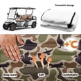 thumbnail image 6 of XYZCANDO Bird Camo Golf Cart Seat Cover with 4 Storage Pockets - Universal Non-Slip Washable Protector for 2-Seat Golf Carts, 6 of 9