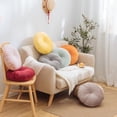 thumbnail image 6 of Pakyozj Round Pillow Cushion for Couch Velvet Decorative Small Throw Pillow Solid Color for Living Room Bed Floor 13.7”, 6 of 7
