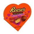 thumbnail image 2 of Reese's Miniatures Milk Chocolate Peanut Butter Cups Valentine's Candy, Gift Box 3.6 oz, 2 of 9