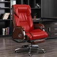 thumbnail image 3 of Executive Leather Chair Armchairs Editor Choises Fashion Aluminium Office Chair Working Relax Silla Escritorio Office Furniture My Lux Decor Round, 3 of 29