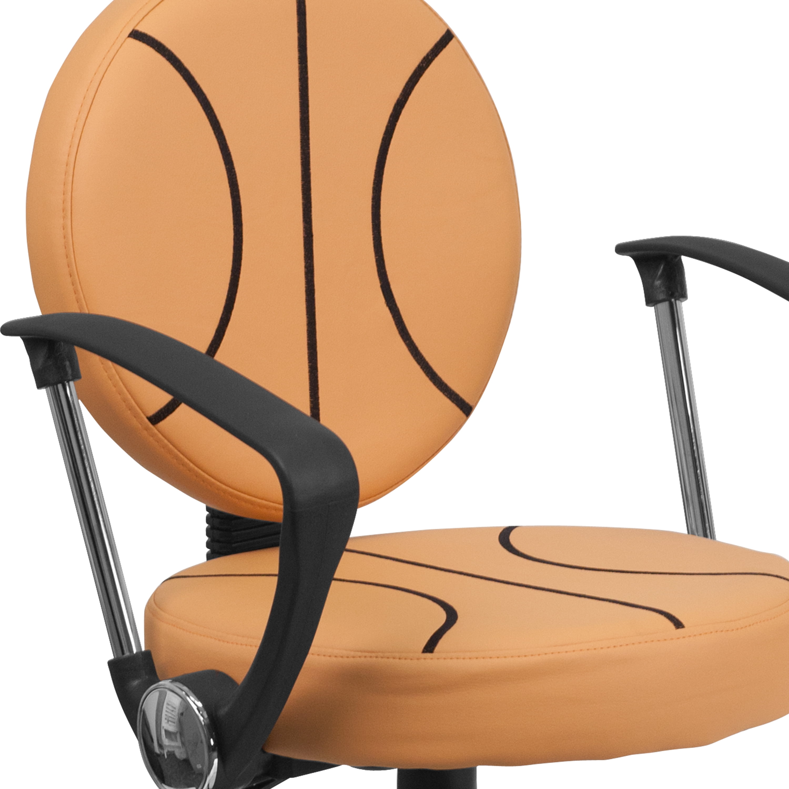 Flash Furniture Basketball Swivel Task Office Chair with Arms Walmart