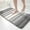 Gray, variant on Absorbent Bath Mat & Non-Slip Floor Rug for Wet Areas, Quick-Dry Fabric with Grip Backing, For Bathroom, Shower, and Entrance Use, Protects Floors from Water and Dirt