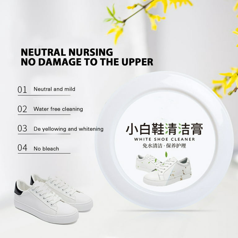 Shoes Whitening Cleaner, White Shoe Cleaner Cream, Rinse-free Magic Shoes  Stain Remover Cream, Sneaker Cleaner For White Shoes