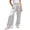 White, variant on Gunia Wide Leg Pants Women Casual Pants Elastic Waist Loose Fit Trousers Soft Flowy Straight Leg Pants Summer Flowy Pants