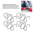 thumbnail image 3 of Cuerda con purpurina de cristal 4 piezas cordones de zapatos con diamantes de imitación fáciles de combinar brillantes para pantalones deportivos para ropa ANGGREK Otros, 3 of 8