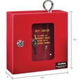 thumbnail image 6 of Emergency Key Box, Keyed Differently, Red, 6-1/4"Wx2"Dx6-7/8"H, 6 of 6