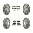 thumbnail image 1 of Transit Auto Front Rear Coated Disc Brake Rotors and Ceramic Pads Kit for Car Chevrolet Traverse GMC Acadia Buick Enclave Blazer KGT-100659, 1 of 11