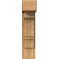 thumbnail image 2 of Ekena Millwork 7 1/2"W x 20"D x 32"H Balboa Block Smooth Bracket w/ Offset Brace, Western Red Cedar, 2 of 25