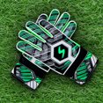 thumbnail image 4 of Guantes de fútbol para jóvenes, guantes de portero de fútbol para niños, guantes de portero de látex anticolisión, guantes de portero para adultos, protector de manos anticolisión, 4 of 6