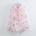 thumbnail image 2 of Jackets for Girls Toddler Lace Up Cape Party Robe Holiday Princess Cloak Pink Girls Fall Tops ,2-10 Years, 2 of 5