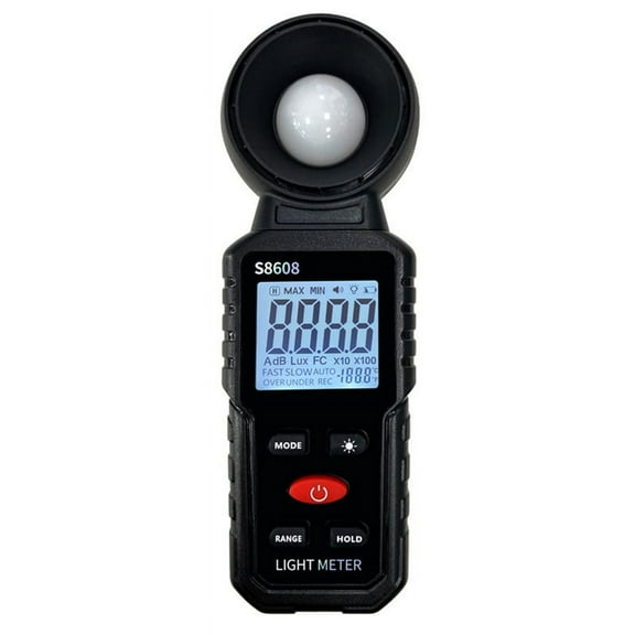 Digital Illuminance Light Meter Tester 200,000Lux Meter Luxmeter Lighting Intensity B xwm25