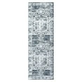 thumbnail image 2 of Haperlare Area Rug Vintage Medallion Rug Oriental Distressed Floor Carpet Non Slip Washable Rug, 2' x 6' Gray, 2 of 7