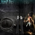 thumbnail image 2 of Toystoory Cuerda de alambre ajustable para saltar velocidad, rodamiento doble, boxeo, Fitness, ejercicio en casa Accesorios para máquinas de ejercicios negro, 2 of 6