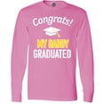 thumbnail image 3 of Inktastic Congrats My Daddy Graduated with cap Long Sleeve T-Shirt, 3 of 5