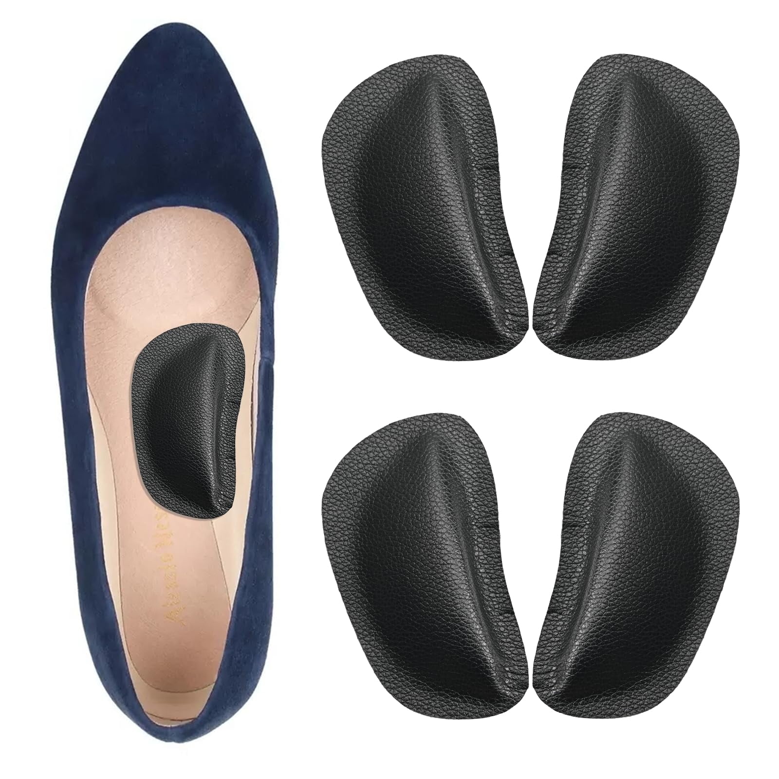 Arch Support Pads for Flat Feet, Arch Inserts for Plantar Fasciitis Relief-Adhesive Foot Pad for Relieve Pressure and Foot Pain