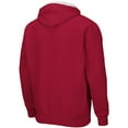thumbnail image 3 of Men's Colosseum Crimson Oklahoma Sooners Big & Tall Full-Zip Hoodie, 3 of 3