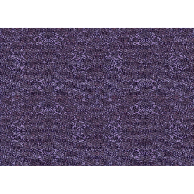 Ahgly Company Tapis Rectangulaire Lavable en Machine Intérieur Transitionnel Violet Foncé, 2 Pieds x 3 Pieds