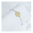 thumbnail image 2 of Pulseras De Girasol Plata 925 Joyeria Regalo Para Mujeres Malubero Plateado, 2 of 5