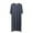 Dark Gray, variant on Generic Mens Nightshirt Cotton Modal Nightgown V Neck Short Sleeve PJ Soft Long Sleepwear Loose Pajamas