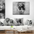 thumbnail image 4 of Designart Jesus Christ - Abstract Portrait Throw Pillow - 12x20, 4 of 5