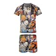 thumbnail image 5 of Looney Tunes Cartoons Boys 2-Piece Swimsuit Set, Short Sleeve Rash Guard & Swim Trunks, 5 of 7