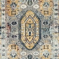 thumbnail image 6 of SAFAVIEH Savannah Kennard Faded Transitional Polyester Area Rug, Grey/Navy, 3' x 5', 6 of 7