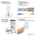 thumbnail image 6 of Linea di Liara Lucera Farmhouse Chrome Wall Sconce Wall Lighting Fixture Vanity Wall Sconce Lights Bathroom Sconces Wall Lights for Hallway, Bulb Included, UL Listed, 6 of 6