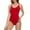 2#Red, variant on qolati Shapewear for Women Tummy Control Bodysuit Thong or Brief Sculpting Shaper Tank Top Bodysuits & Snatched Waist Body Suit