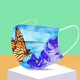 thumbnail image 4 of HUGFEGWE 50 Pcs Butterfly Disposable Face_Masks for Adults,Breathable Disposable Facemasks with Butterflies Designs CJB91-40396, 4 of 8