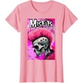 thumbnail image 1 of T-Shirt Art Fan Crâne Rose Mode Chemise Mode Homme Manches Courtes, 1 of 2