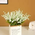 thumbnail image 5 of 12Pcs Artificial Flowers Fake Lily of The Valley White Bell Flowers Wedding Bouquet, May Flower for Home Garden Wedding Party, 5 of 7