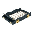 thumbnail image 6 of Full Size Race Car Bed Frame,Car-Shaped Full Bed Frame with Storage and Wheels,Slats Included,90.6"x55.3"x15.7",Blue, 6 of 8