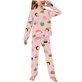 thumbnail image 2 of Geire Kids Pajamas Sets Two Pieces Kids Comfy Lightweight Rabbit Print Long Sleeve Sets with Pockets, 2 of 3