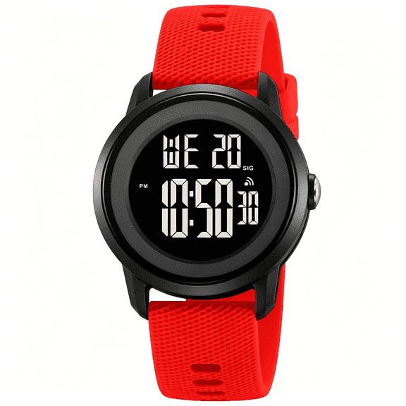 DESIGNICE Digital Watch, Sports Waterproof Led Watches with Alarm Wrist Watches 5-12 Ages, Waterproof Digital Watch