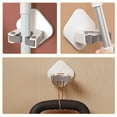 thumbnail image 6 of NICEXMAS Mop Storage Rack Plastic Self-Adhesive Bathroom Mop Holder 1Pack, 6 of 8
