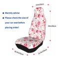 thumbnail image 4 of Fuzoiu Rose Flowers Print Seat Covers Set, Car Seat Covers Front Seats, Car Seat Protector, Car Seat Cushion, Seat Covers Carseat Cover Universal Fit for Most Cars, 4 of 7