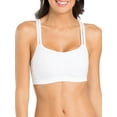 thumbnail image 6 of Fruit of the Loom Women's Spaghetti Strap Cotton Sports Bra, 3-Pack, Style-9036, 6 of 7
