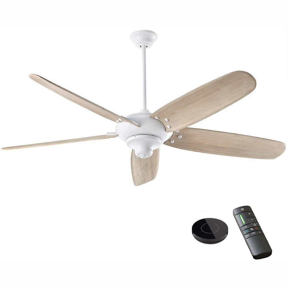 Matte White Ceiling Fan works 