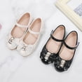 thumbnail image 3 of Zapatos de cuero negro para niñas, zapatos de princesa para niños de otoño, zapatos de rendimiento de moda para niños grandes, zapatos de estudiante para niñas pequeñas, 3 of 6