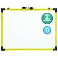 thumbnail image 3 of Quartet Industrial Magnetic Whiteboard, 6' x 4', Yellow Frame, 3 of 9