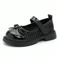 thumbnail image 2 of HAOTAGS Girls Dress Shoes, Bow Soft Sole All-Match Performance Princess Flats Black Size 13 Little Kids, 2 of 6